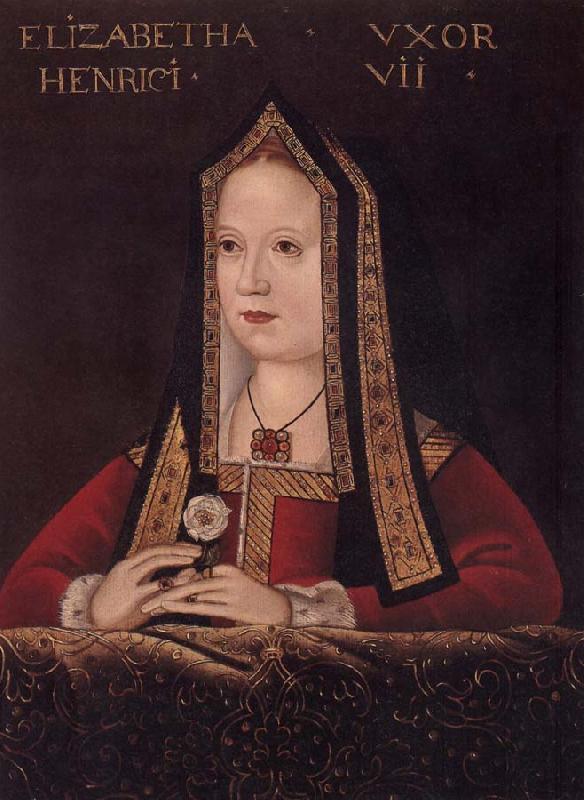 unknow artist Elizabeth of York,Queen of Hery Vii oil painting image